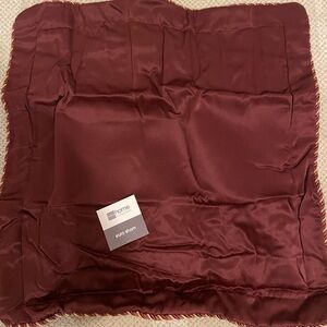 JCpenny euro sham large burgundy and gold pillowcase